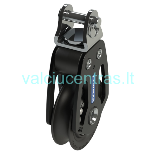 LEWMAR viengubas blokas su apkaba 50-72mm LEWMAR viengubas blokas su apkaba 50-72mm